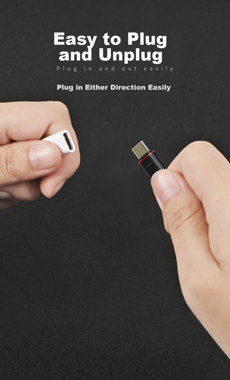 Кабель для зарядки наушников Trendsetter USB Type-C Female Adapter Converter, совместимый с Huawei FreeLace Pro 2, Honor X-Sport PRO AM66 Bluetooth