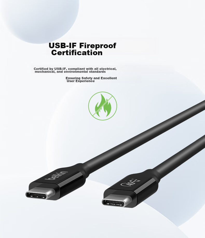 Кабель Thunderbolt 4 USB4 0.8м