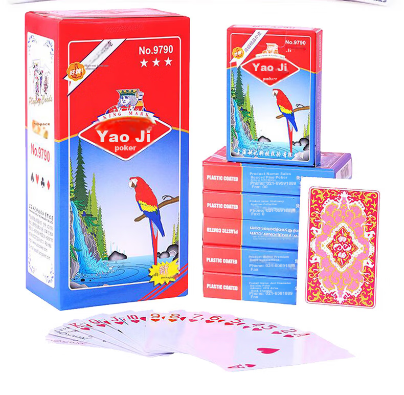 Игральные карты Yaoji, 959 Золотой Веер, 10 колод, самообслуживание, подлинный продукт, оптовая продажа