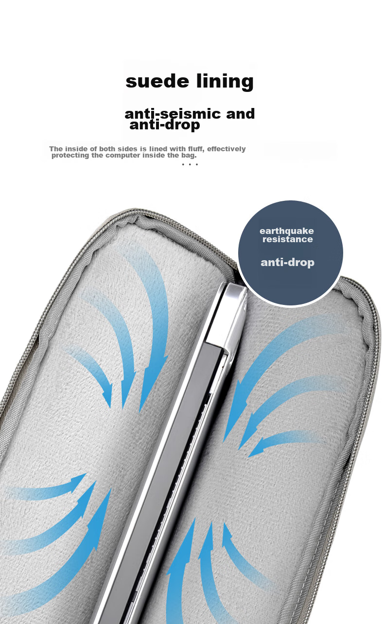 Сумка для ноутбука DiyiGongfang, подходит для Apple, Lenovo Xiaoxin, ASUS, Huawei, с флисовой подкладкой, амортизирующая, водостойкая, 15.6/16-дюймовая сумка для игрового ноутбука, сумка через плечо