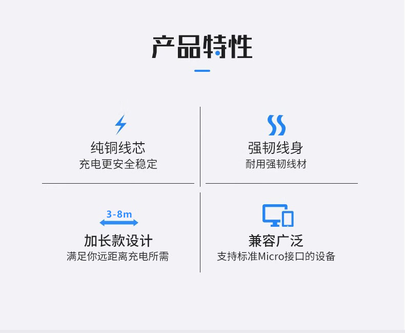 Кабель Nengshi для расширения Xiaomi Camera 360, Micro USB для Android, автомобильный видеорегистратор, зарядка телефона, 8 метров