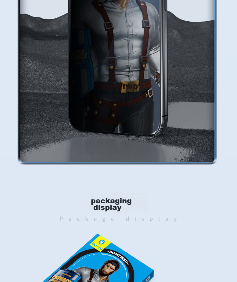 Защитное стекло Lanxingxiansheng для Apple iPhone 15 Pro Max, противоударное, антибликовое, с защитой от подглядывания, HD, с пылезащитной камерой