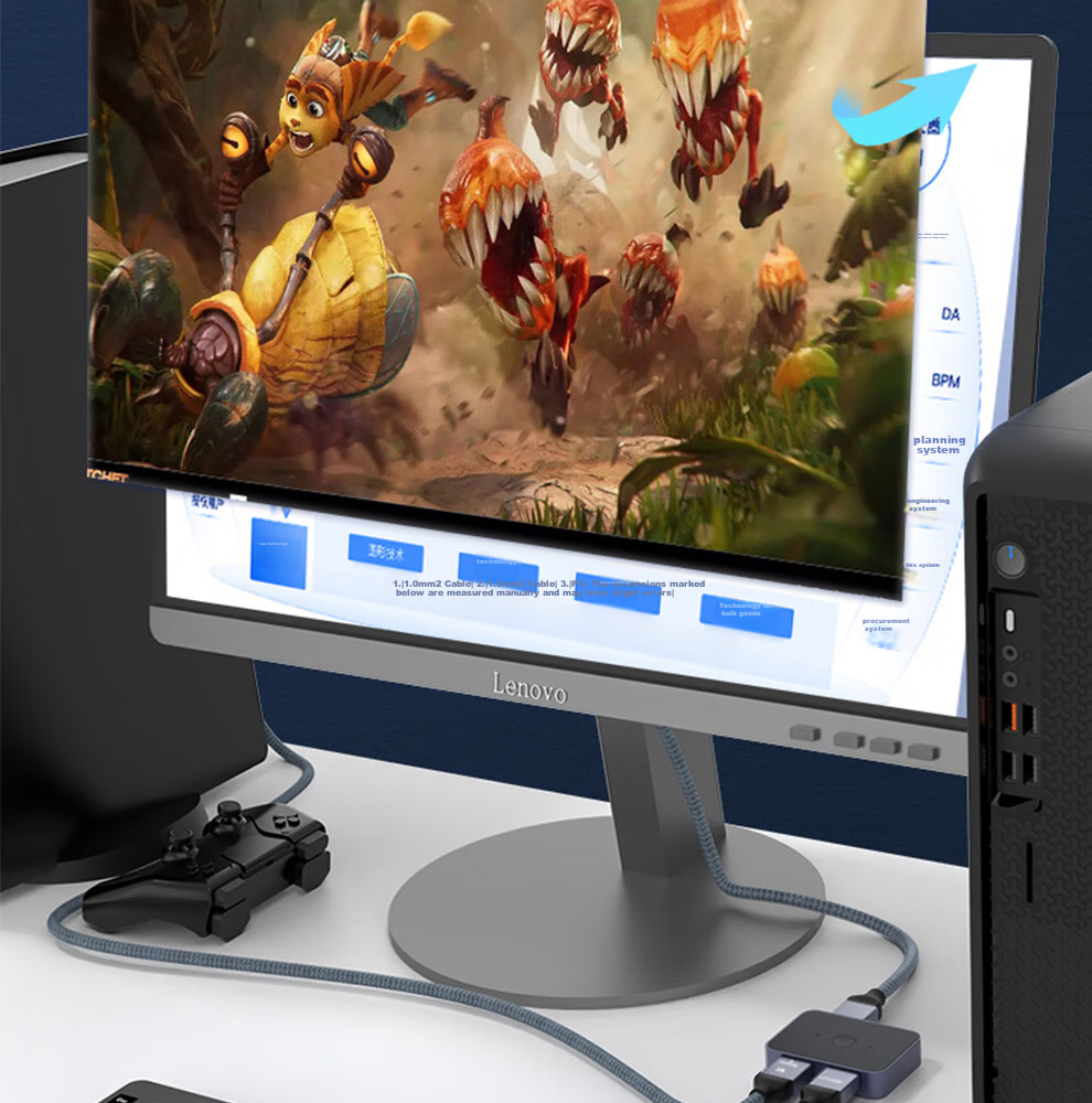 HDMI 2.1 переключатель ULT-unite, 8K/60Hz, 2 входа/1 выход или 1 вход/2 выхода, двухнаправленный сплиттер HD видео, для компьютера, ТВ, проектора