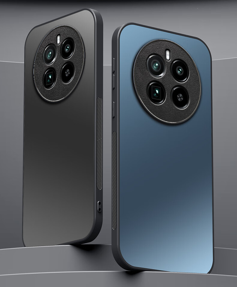 Чехол HotFire AG Frosted для Realme GT 5 Pro, матовый, полноразмерный, ультратонкий, противоударный, защищающий от отпечатков пальцев, для мужчин и женщин - Графитовый черный