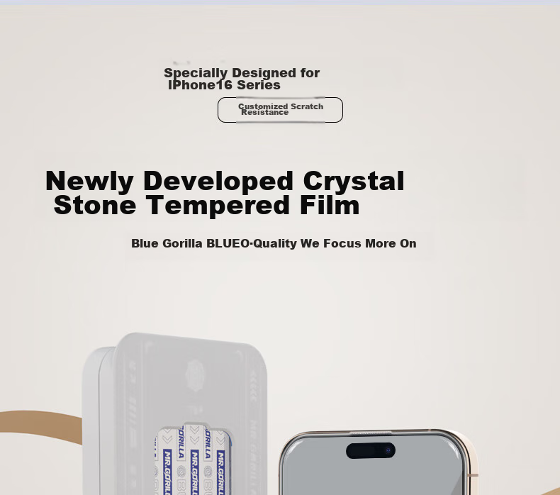 Защитное стекло Lanxingxiansheng для Apple iPhone 15 Pro Max, ультрапрозрачное, противоударное, антибликовое, полное покрытие