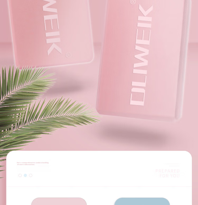 Набор из двух блоков для йоги Duweike, легкий, нескользящий, из EVA, цвет "skin pink"