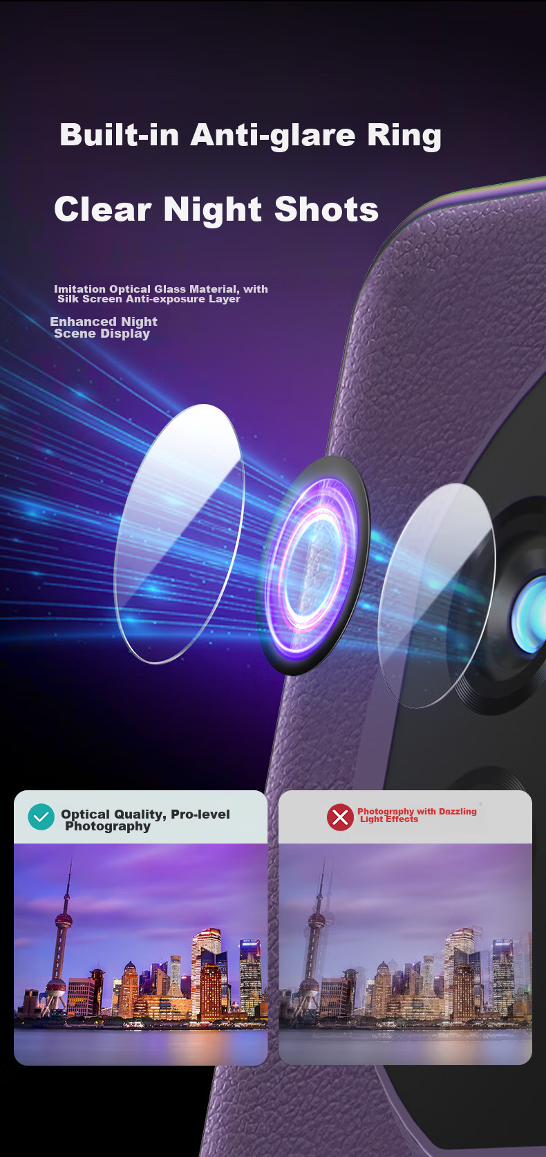 Защитная пленка ESR для камеры Huawei Mate X5, прозрачная, противоударная, антицарапина
