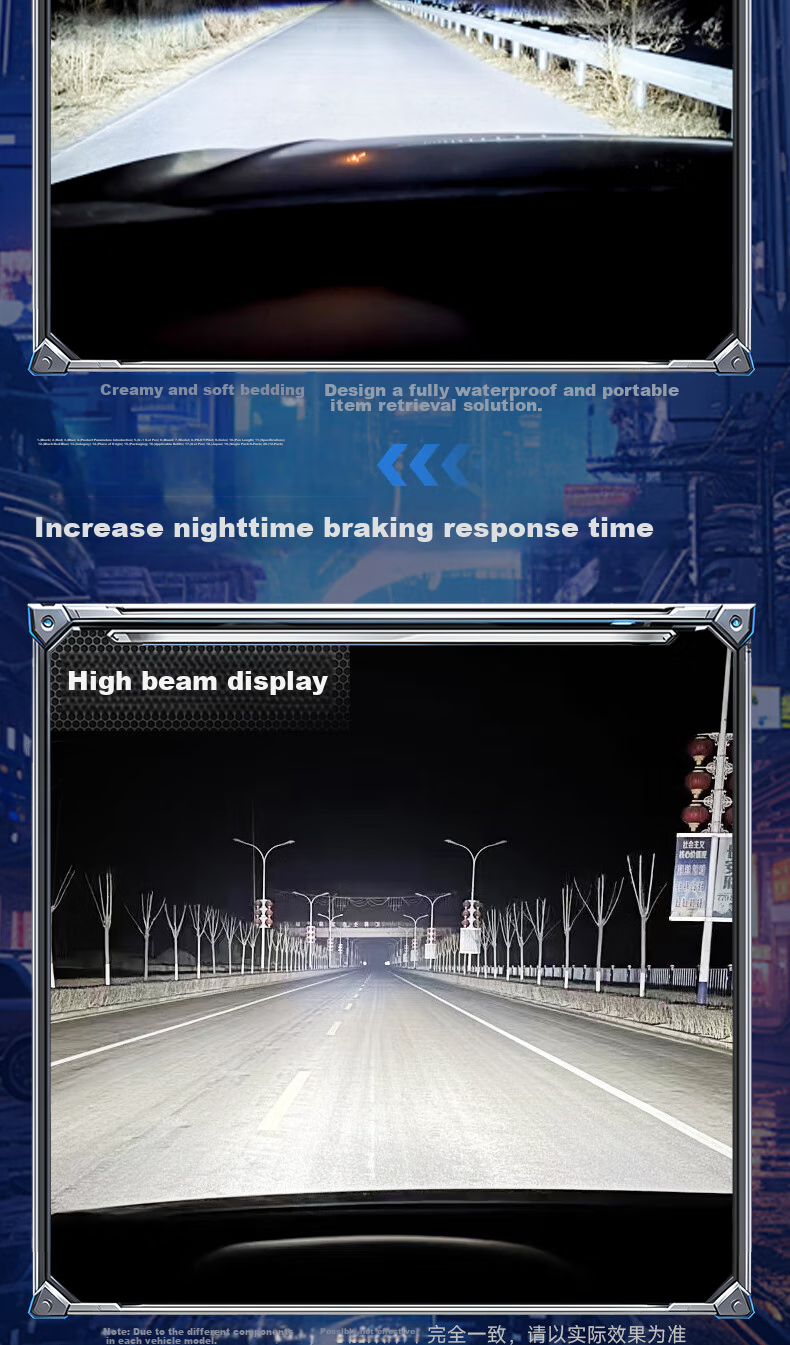 Светодиодные фары Baoxiang H11, 110W, 6000K, 5000+ лм, комплект 2 шт.