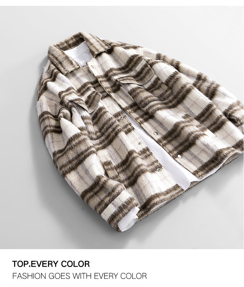 Мужская куртка MMOPTOP, стиль Chanel, модная свободная повседневная куртка для весны, осени и зимы, цвет хаки, размер 2XL