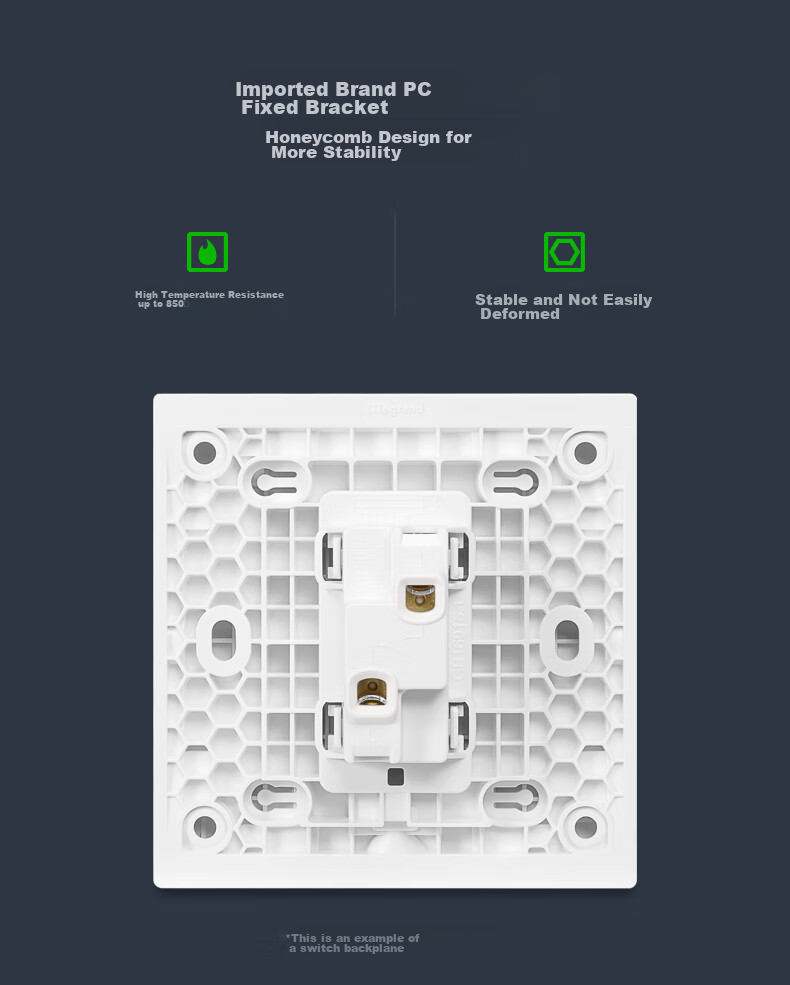 LEGRAND Накладная панель для розеток и выключателей Shidian Milan Gold, без рамки, тип 86, двойной выключатель, одинарное управление