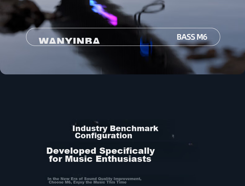 Портативная Bluetooth-колонка WANYINBA M6, 30 Вт, портативная водонепроницаемая, для улицы, с мощным басом, оранжевая