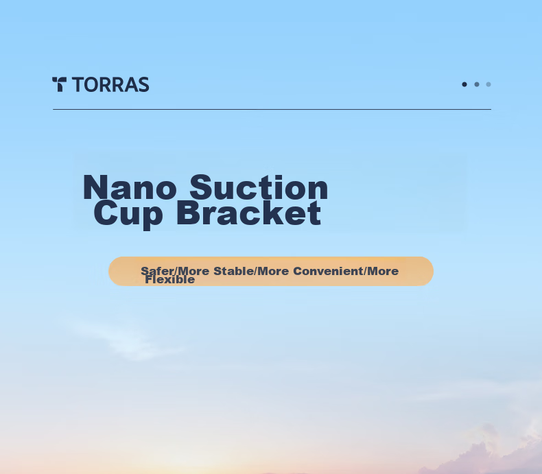 Автомобильный держатель TORRAS для телефона, для приборной панели, с нано-присоской, для навигации, для фиксации на переднем сиденье
