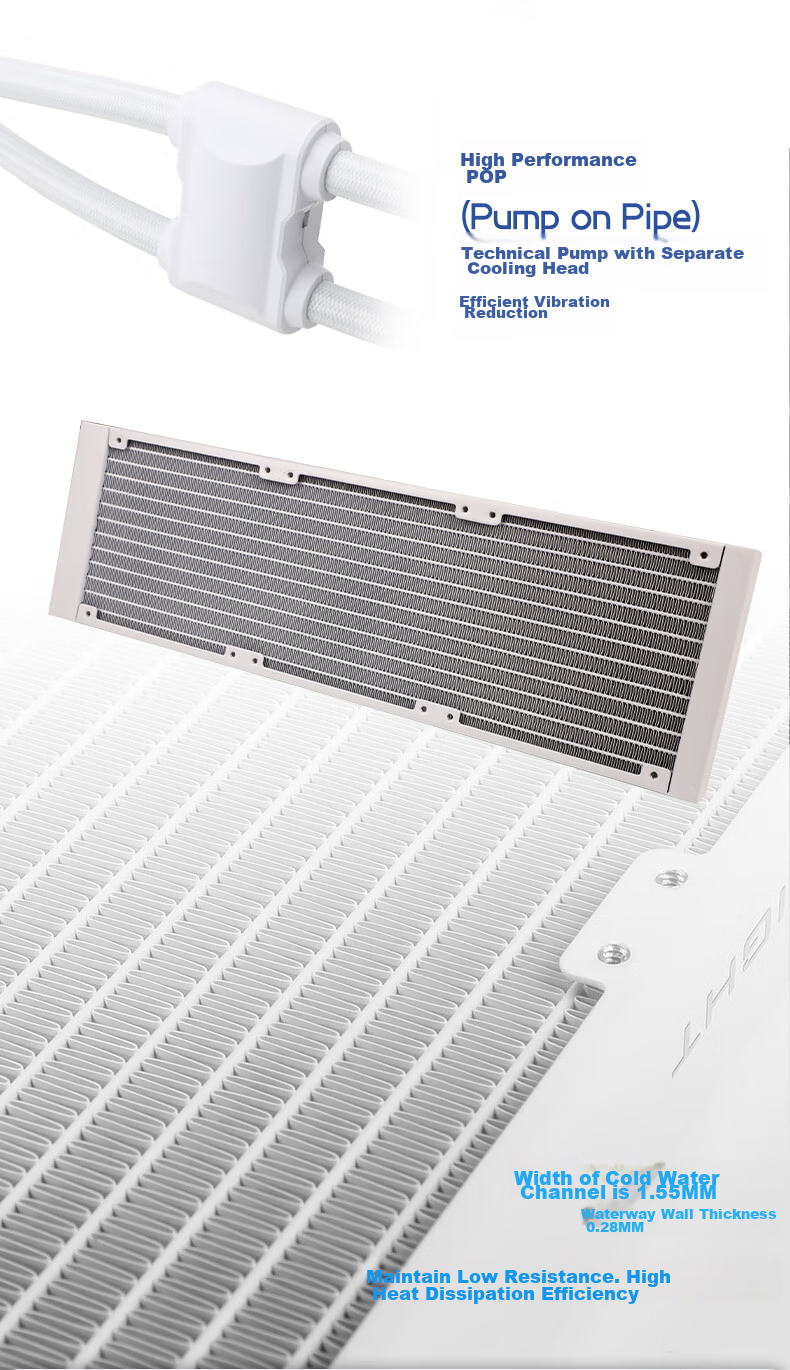 Система жидкостного охлаждения Thermalright Frozen MAGIC 360 SCENIC V2 с вентиляторами B12W, ARGB водоблок, FM360S V2