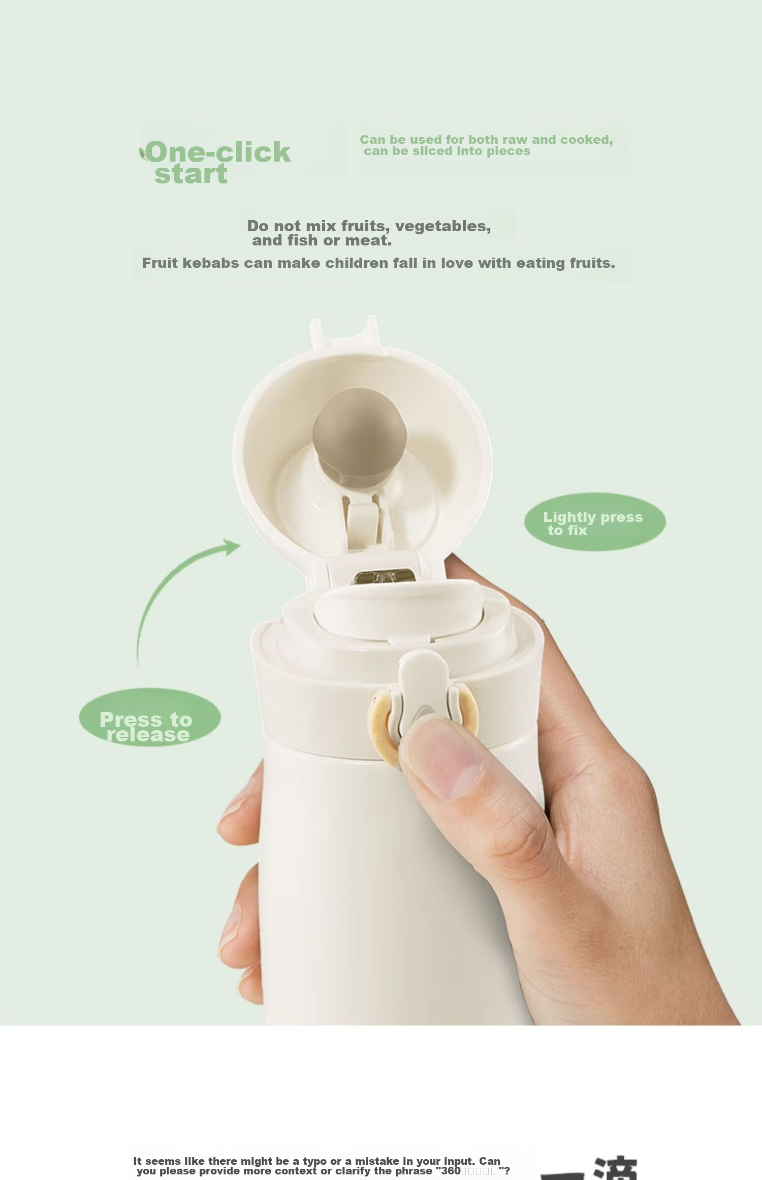 Термос THERMOS, 400 мл, нержавеющая сталь 316L, для мужчин, женщин и детей, сохраняет холодную воду, чайная чашка, TCME-400S, цвет "Новый продукт · Полумесяц белый"