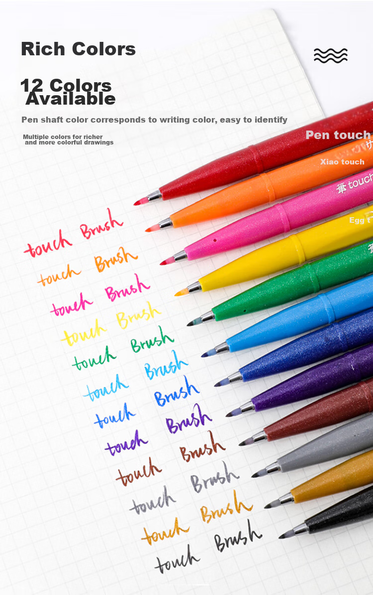 Маркер Pentel SES15C, фиолетовый, с мягкой кистью, для каллиграфии и рисования, 1 шт.