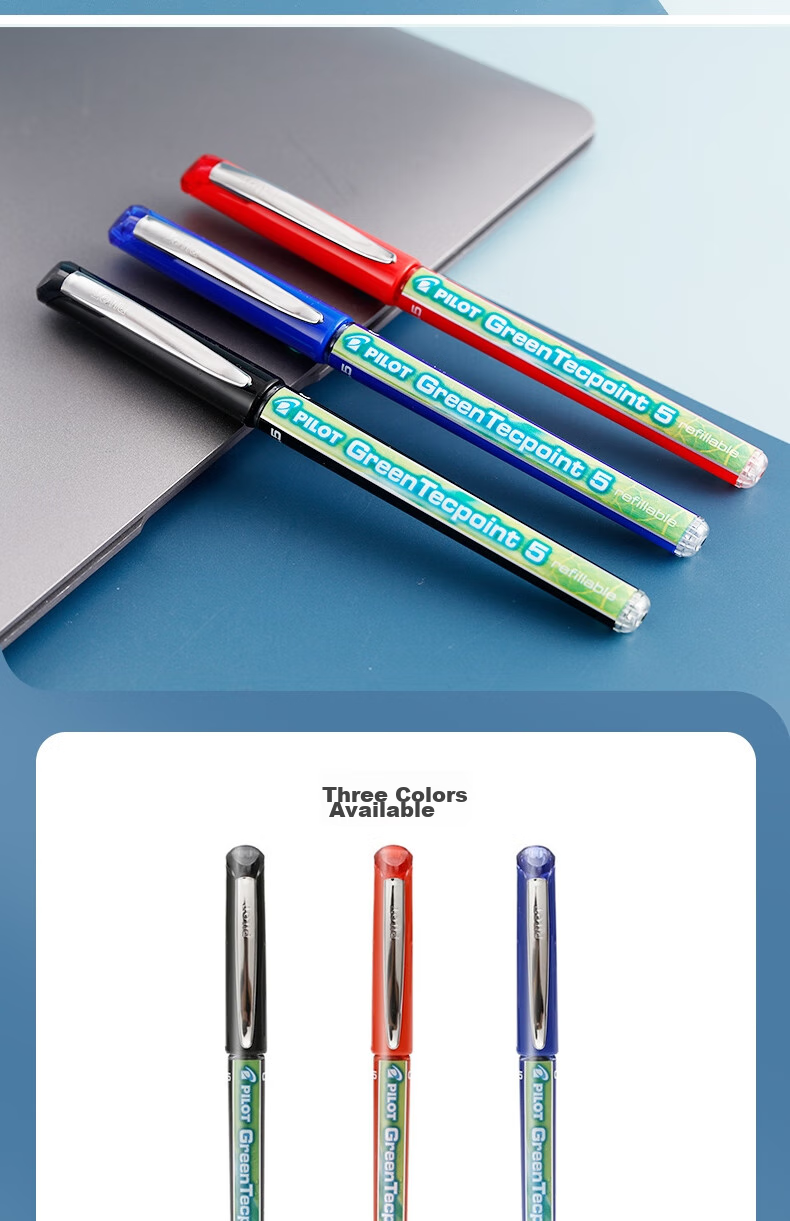 PILOT BX-GR5 Гелевая ручка, игольчатый наконечник, 0.5мм, Красный, Одно перо, Оригинал