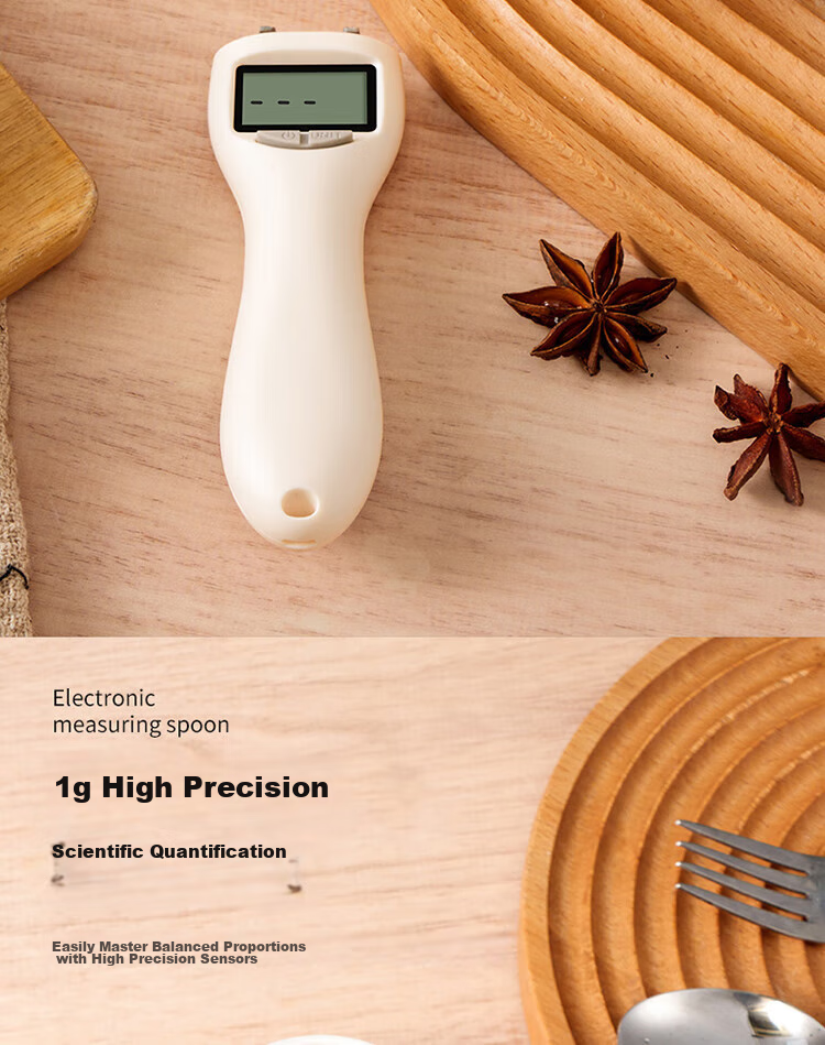 Кухонные весы BJ Electronic Measuring Spoon Scale, электронные, для выпечки, мерная ложка для детского питания, 1 г, нержавеющая сталь, Китай