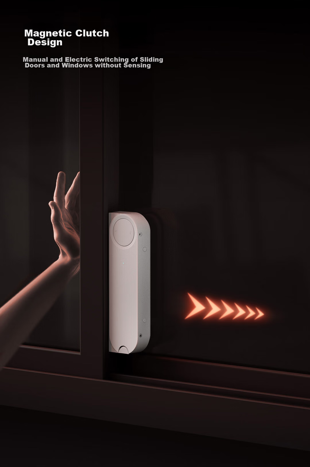 Умный открыватель окон Linptech WD1, модернизированная версия, для раздвижных дверей и окон, устройство управления без проводов, интегрированное с приложением Mijia
