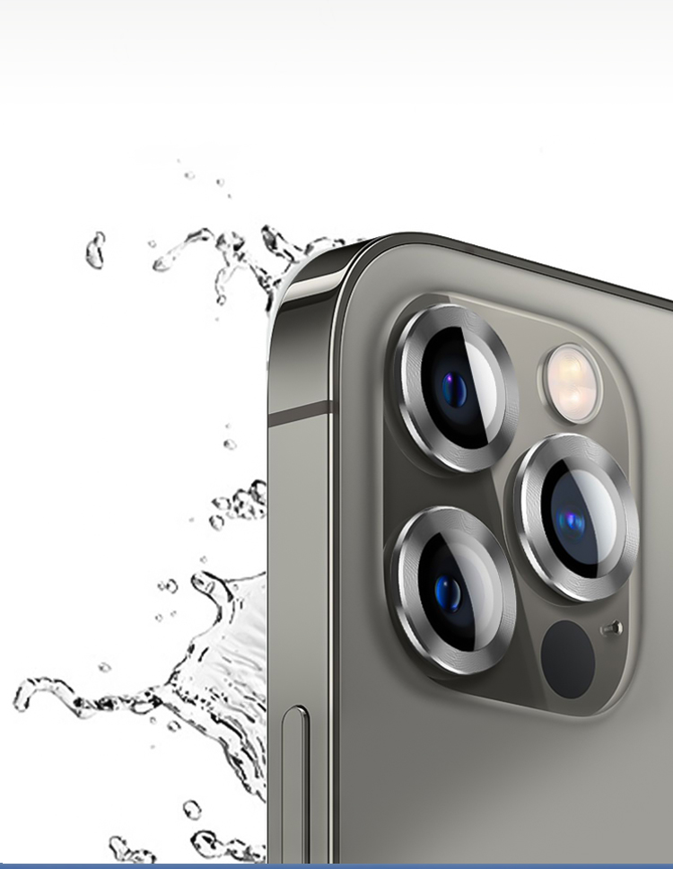 Защитное стекло для камеры ESCASЕ iPhone 13 Pro/13 Pro Max, синее