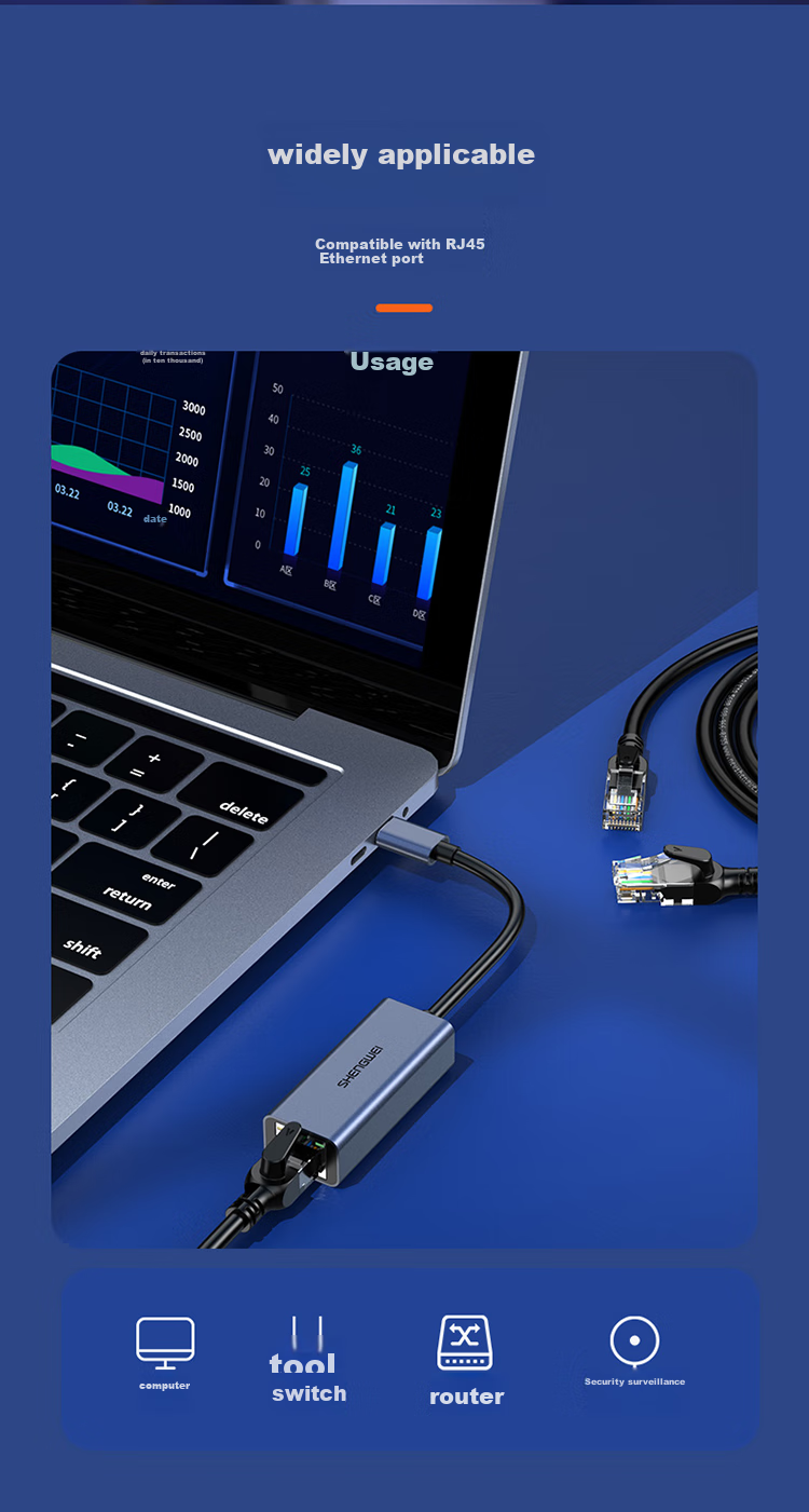 Кабель Shengwei Cat5e Ethernet, 100 Мбит/с, огнестойкий, сетевой кабель, патч-корд Cat5e, кабель для широкополосного подключения к компьютеру, 25 метров WLC1025G