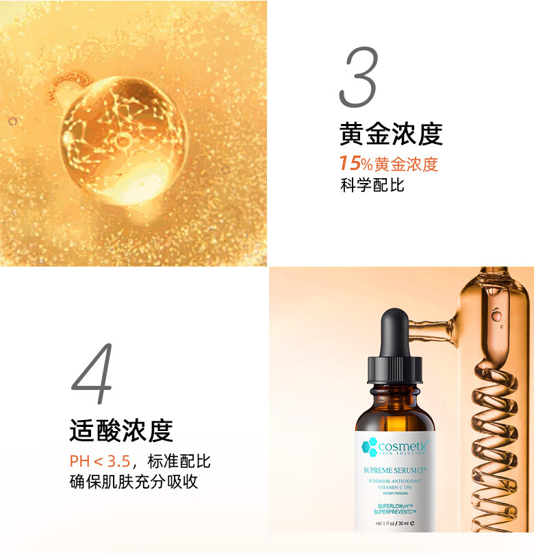 Cosmetic skin solutions浓缩CE精华液30ml CSS补水保湿 紧致淡纹  控油护肤品