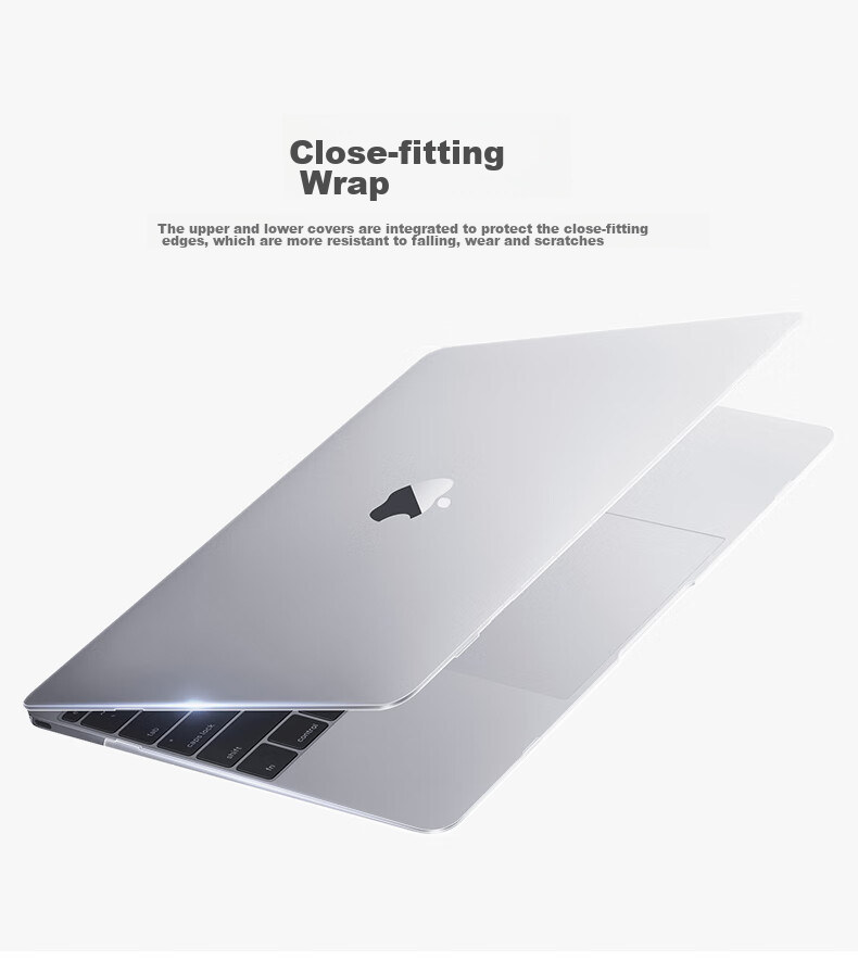 Защитный чехол DiYiGongFang для MacBook Air 13/13.3 дюймов M1 (A2179), ультратонкий, кристально прозрачный, с защитной пленкой для клавиатуры и заглушками
