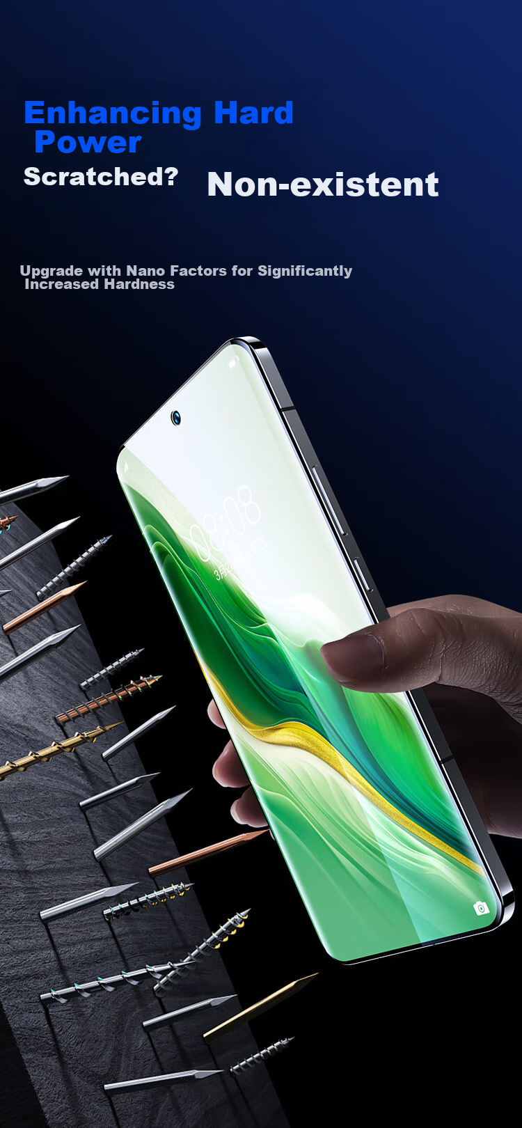 Защитная гидрогелевая пленка Yisika для Honor Magic6, 2 шт., полноэкранная, противоударная, антицарапина, антиотпечатки