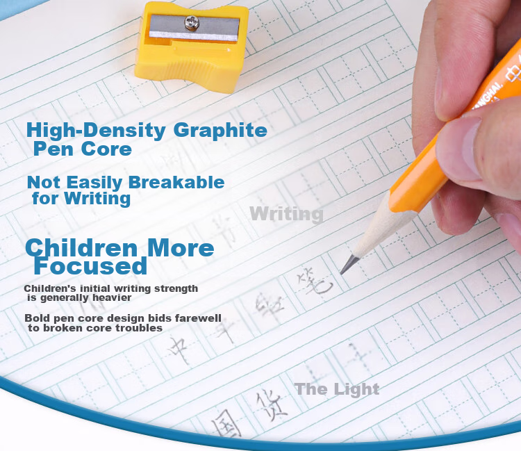 Карандаши Zhonghua Thick Triangular Writing Pencil, 2B, 12 штук в коробке, 6700 2B