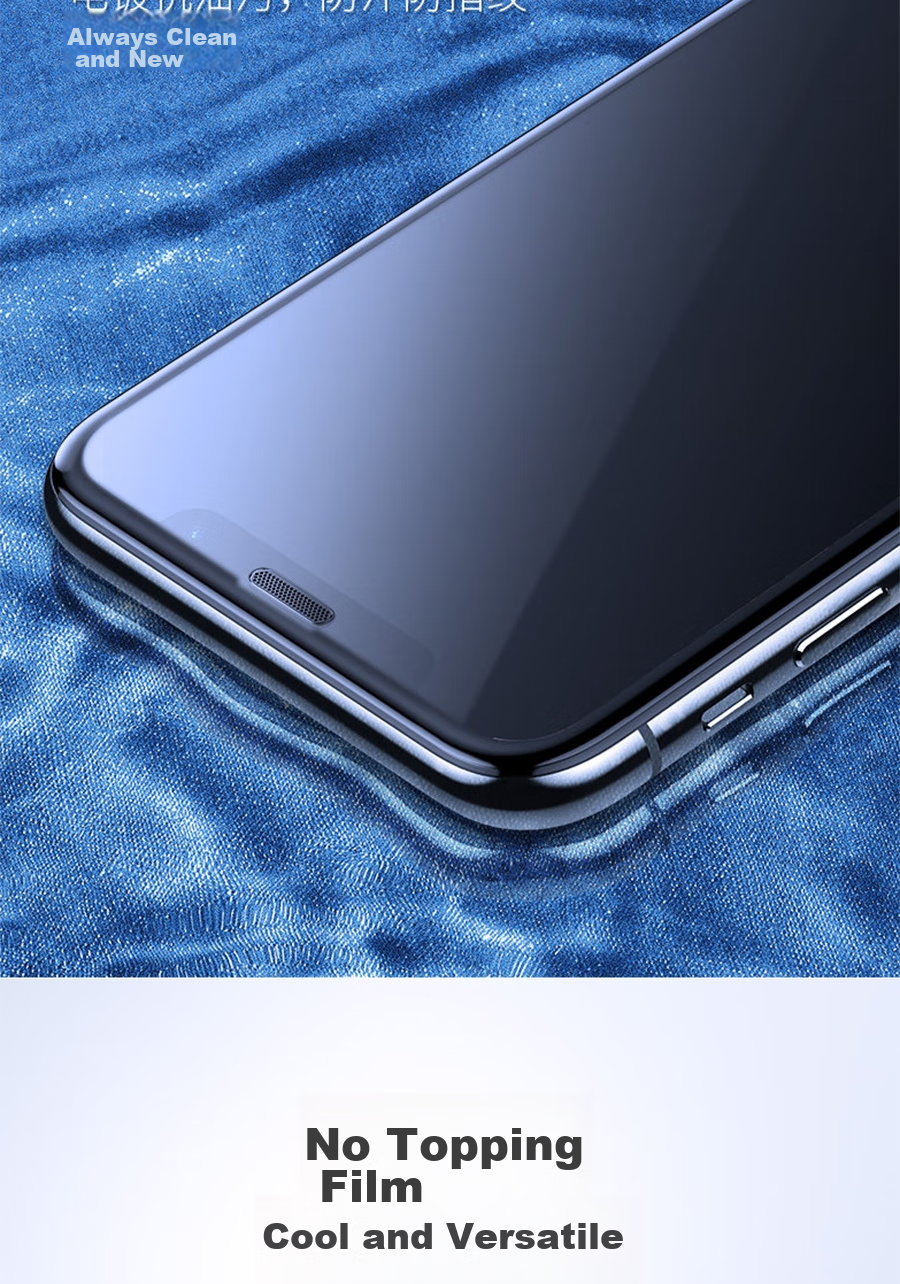 Защитное стекло для экрана ESCAPE для iPhone 11 Pro/X/XS, противоударное, с антипылевой сеткой, HD Full Coverage