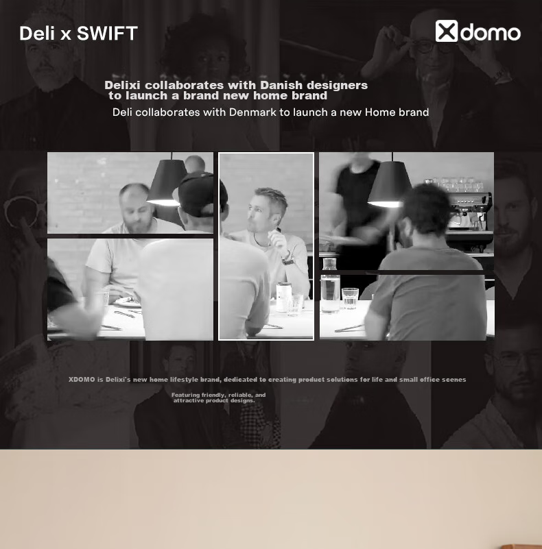Многофункциональный настольный органайзер Deli Xdomo Series XDM33, розовый, с держателем для ручек и салфетниц