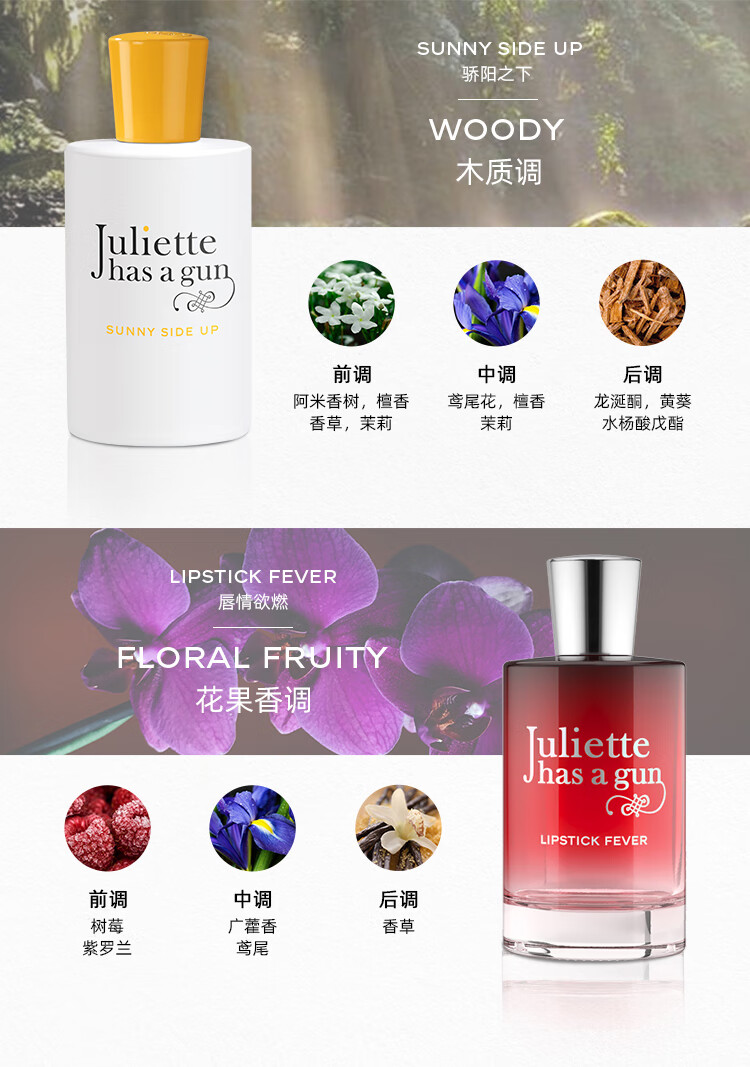 佩枪朱丽叶（Juliette has a gun）灵魂千面香水小样礼盒 非我香水1*5ml+7*1.7ml法国进口香水