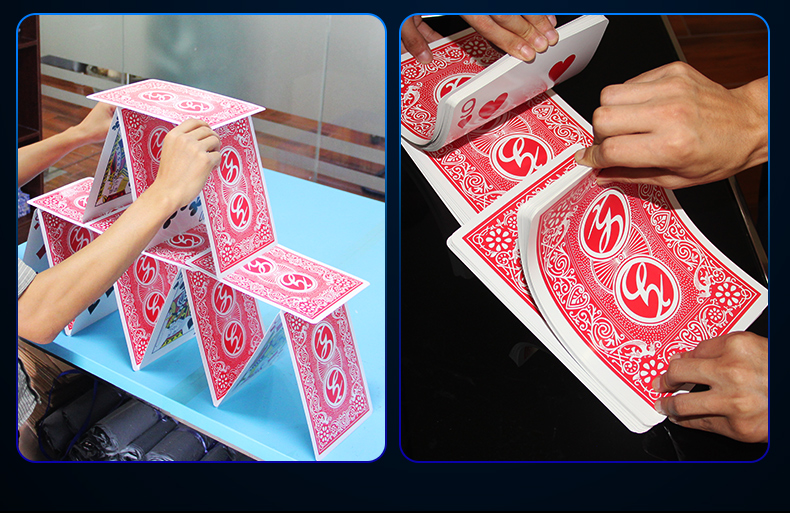 Колода игральных карт Wangjing Poker, 9x увеличенных карт для покера, Техасский холдем, большие карты для игры в покер для хайстейк игр, креативные аксессуары для настольных игр с комфортным ощущением