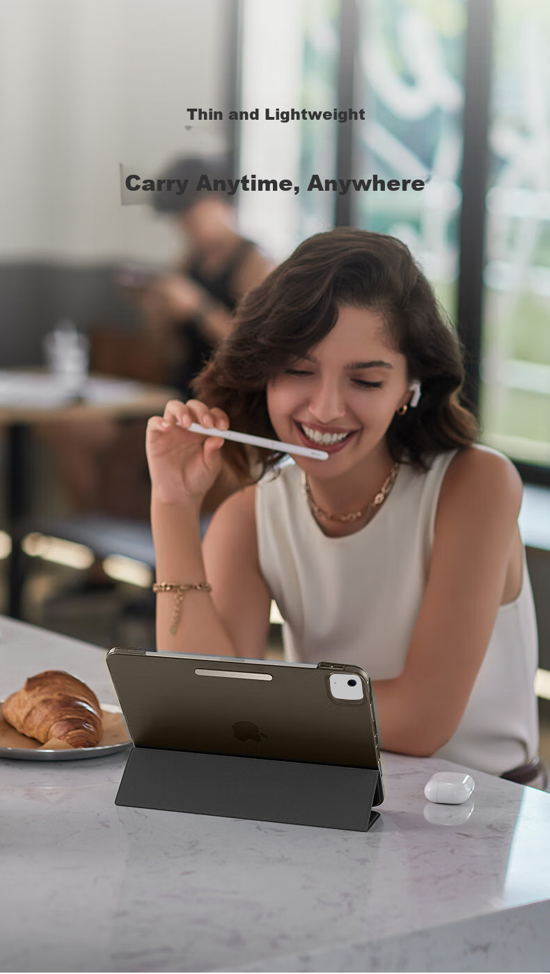 Чехол ESR для iPad Air 13 (2024/2025) / iPad Pro 12.9 (2021/2022), тонкий, противоударный, черный
