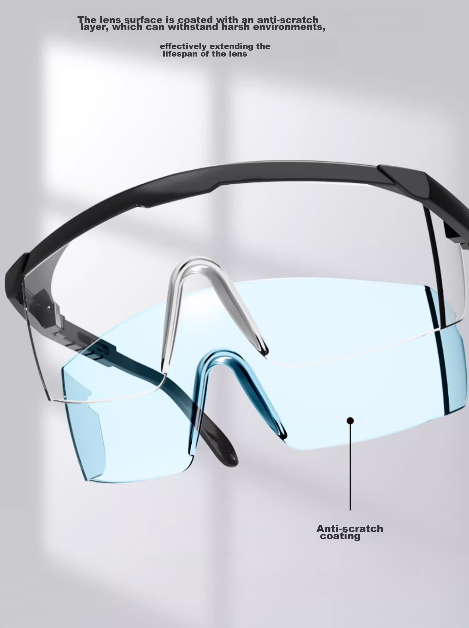 Защитные очки BDS BAO DUN SAFETY SG-71003, промышленные, для резки и шлифовки, защита от брызг, ветра, песка, запотевания, ударопрочные, устойчивые к царапинам