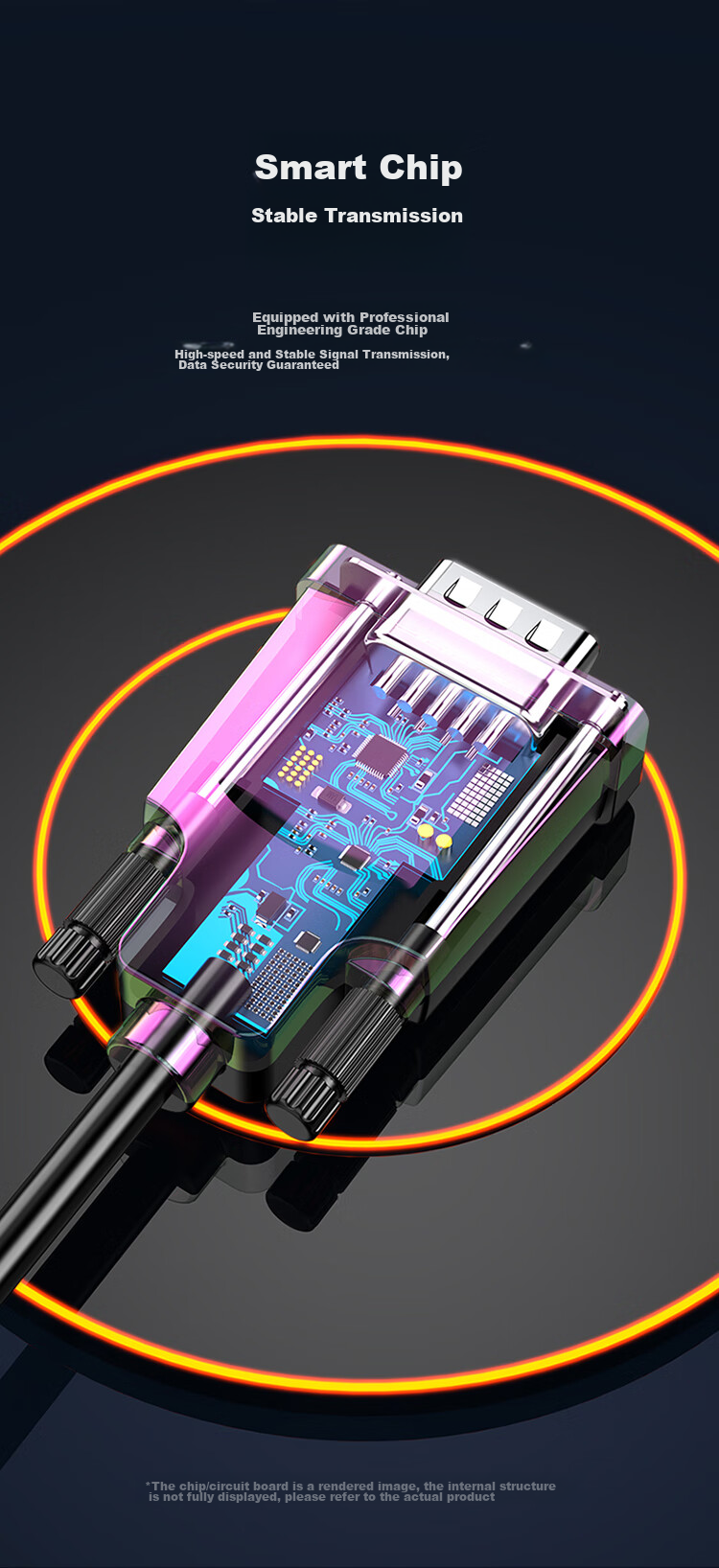 Кабель Shengwei USB - RS232 (COM-порт), 1 метр, AML4010G