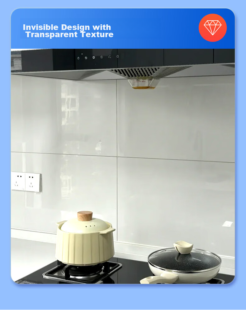 Кухонная наклейка Xiruo, маслостойкая, водостойкая, термостойкая, для плитки, стен, шкафов, прозрачная самоклеящаяся пленка для столешницы, влагостойкая, 0.7x5 м