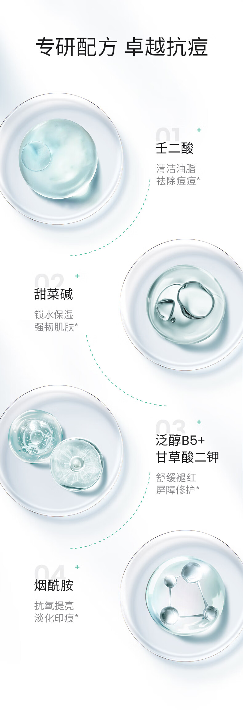 美芙诺壬二酸水乳精华套装油痘肌保湿护肤男女学生秋冬爽肤水乳液 壬二酸养肤水乳套装