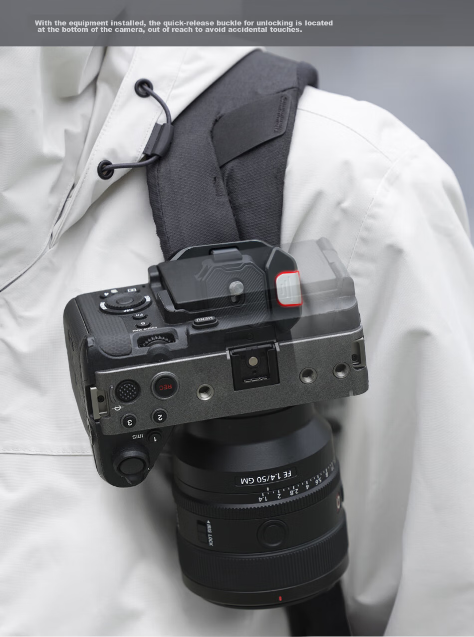Комплект для быстрого крепления Ulanzi F38 V2, быстросъемная пластина для рюкзака, штативная площадка, крепление для стабилизатора