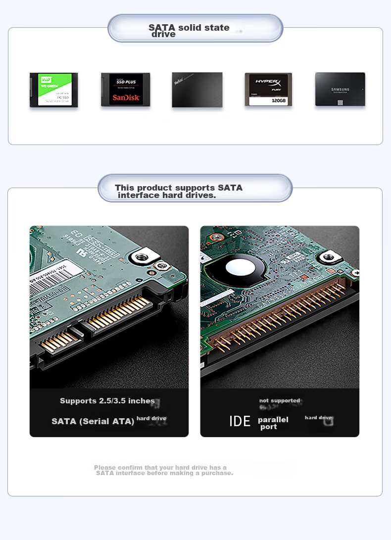 Внешний корпус ORICO DDL35 для жестких дисков 3.5 дюйма SATA, USB 3.1, черный