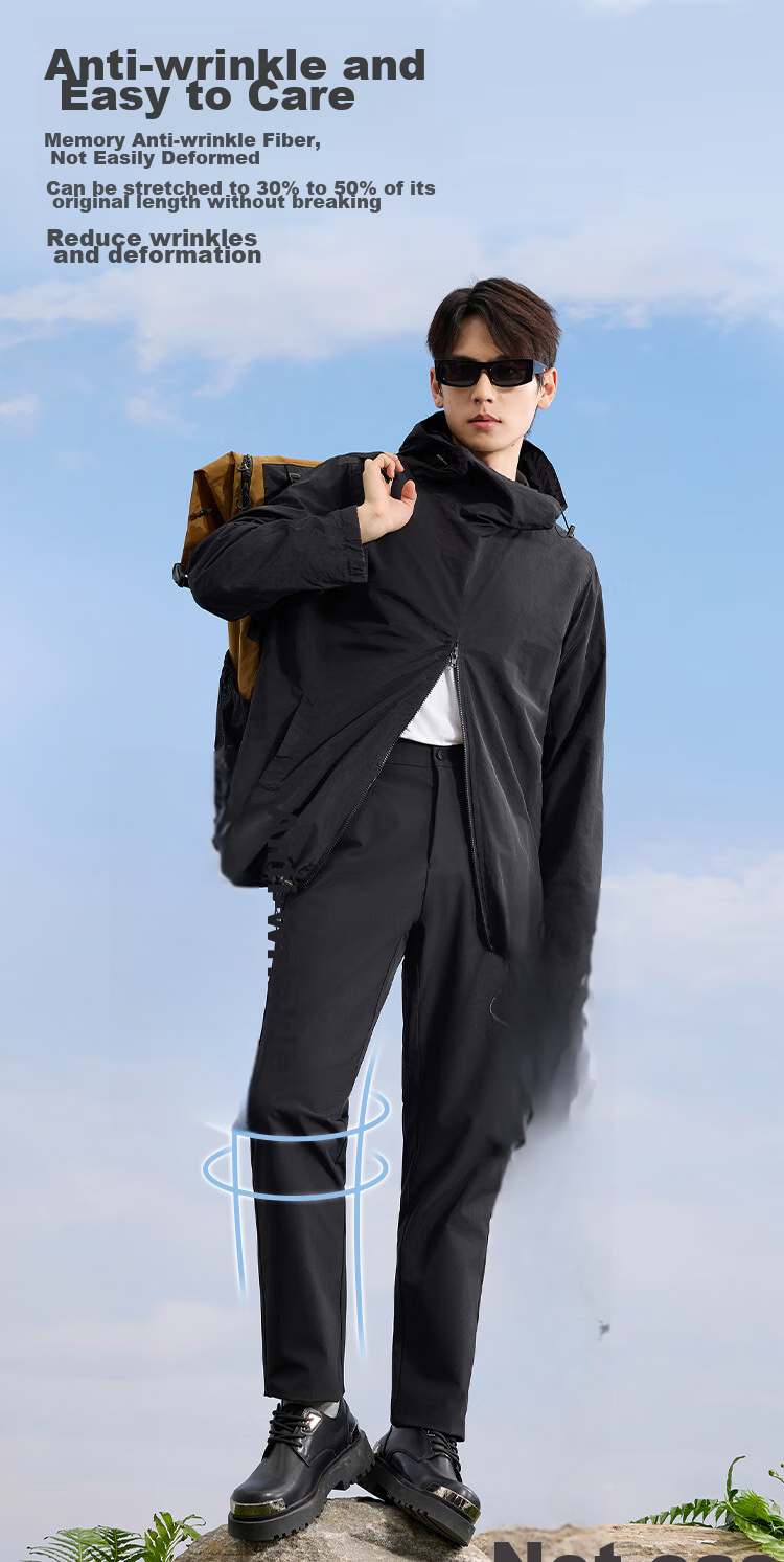 Брюки JD Original Quick-Dry High-Elasticity Tactical Sports Pants, мужские повседневные брюки для всех сезонов, черные, размер 36