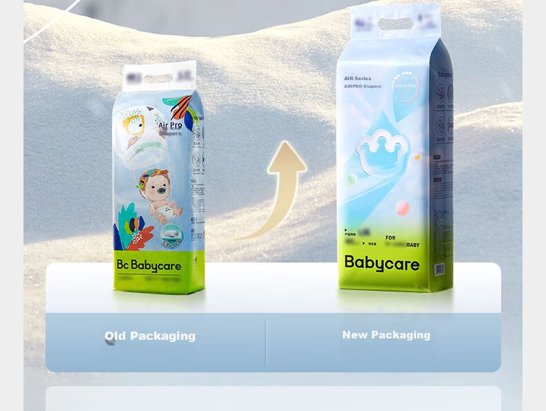 Подгузники Babycare Airpro, размер XL, 36 шт. (12-17 кг), ультратонкие и дышащие для летнего использования