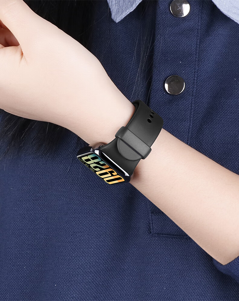 Ремешок Xiaopijiang для Xiaomi Mi Band 8 Pro/9 Pro, Redmi Watch 6/5/4, спортивный, дышащий, мягкий, удобный, сменный, TPE, золотой