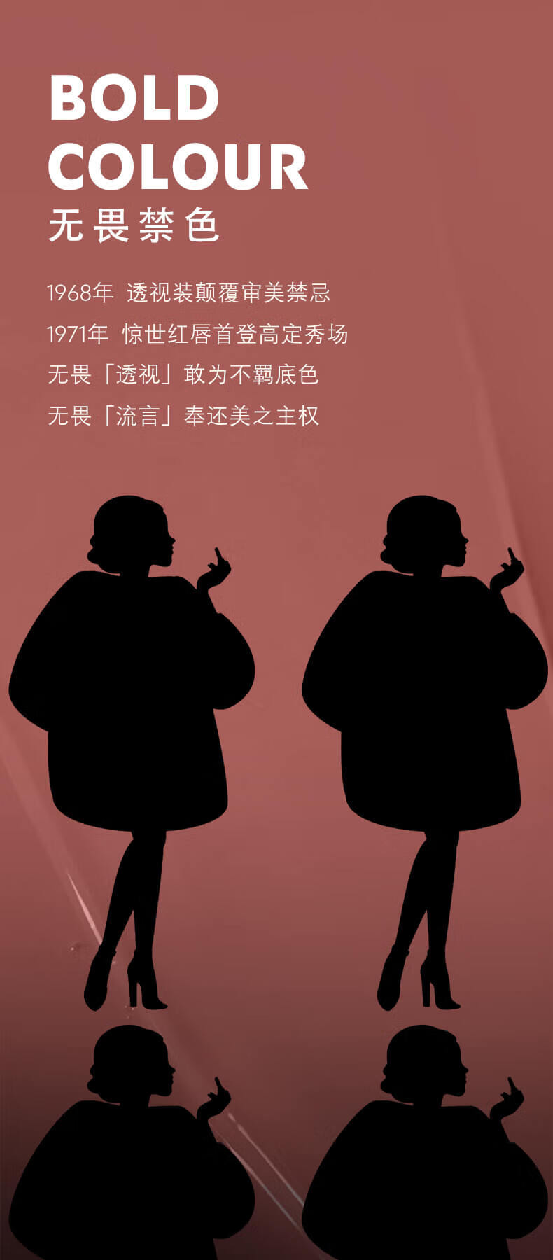 YSL圣罗兰黑金方管口红 1968 3g滋润釉光唇膏口红礼盒生日礼物送女友