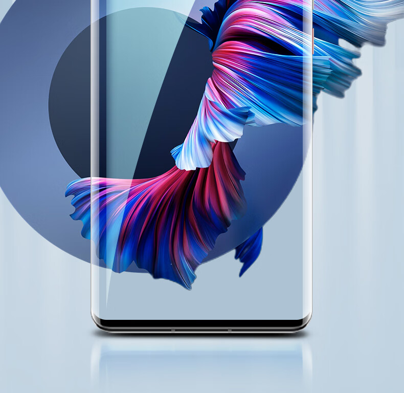 Защитное стекло Lanxingxiansheng для Huawei Mate40 Pro/Pro+, полное покрытие, защита от отпечатков пальцев, быстрое разблокирование, для Porsche Design RS
