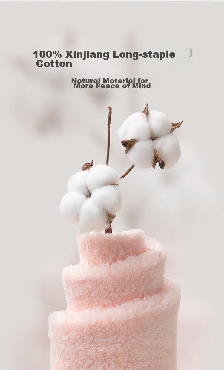 UCHINO Cloud Mousse Unbleached Pure Cotton Towel, Soft And Absorbent, for Face Washing And Hot Compress, Pro Pink