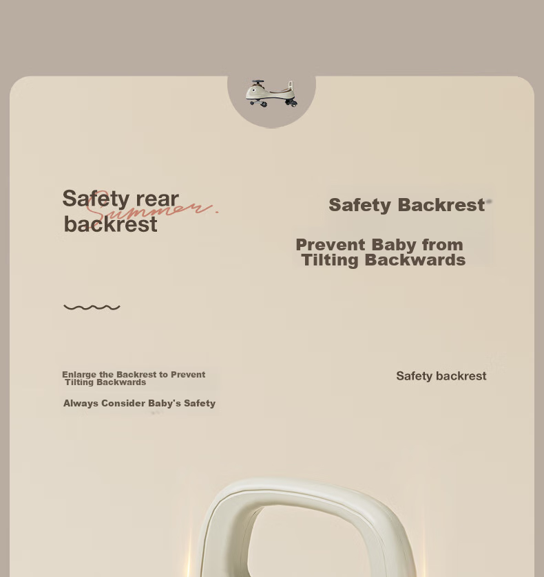 Детский самокат-каталка ANGI BABY Anti-Rollover Twist Car, двухместный, с поворотным передним колесом, подарок для детей
