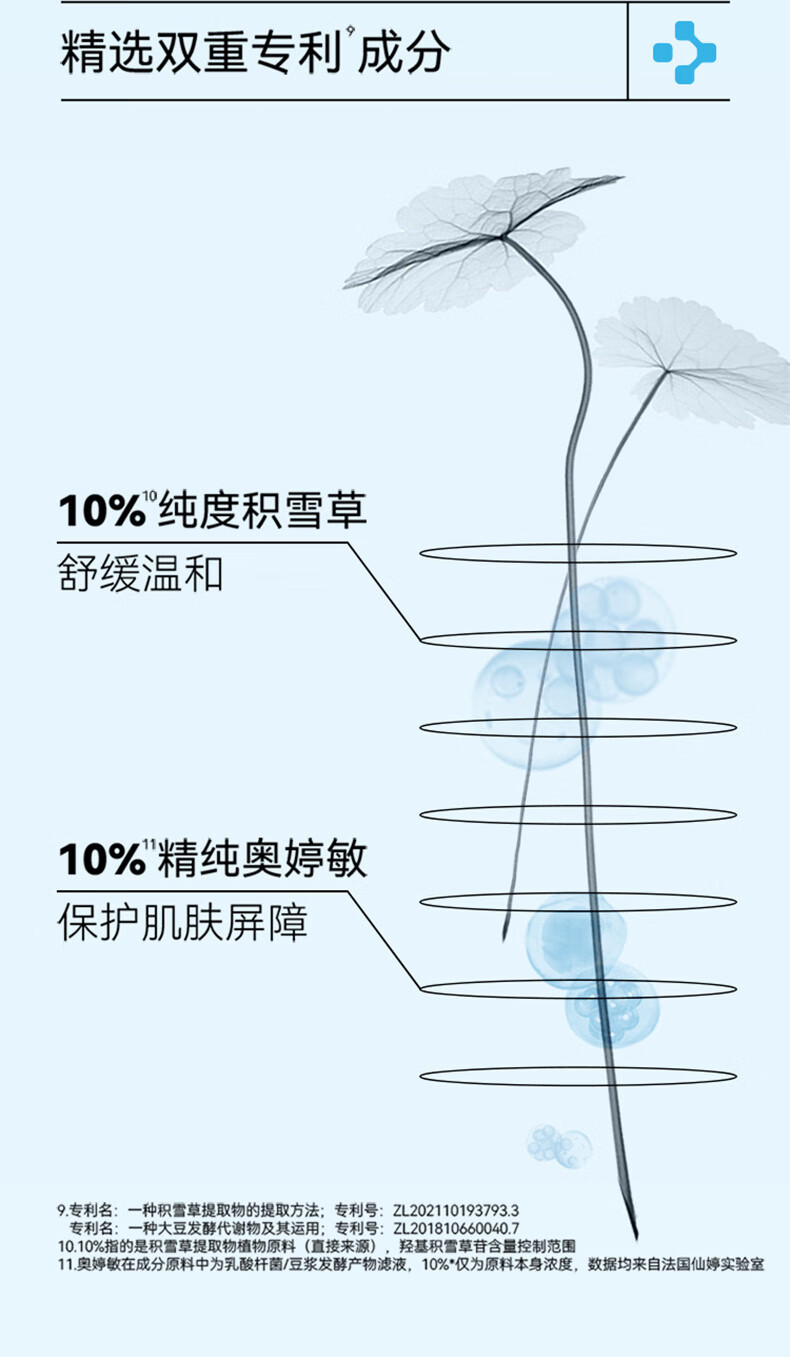 李医生蓝胖子积雪草氨基酸洗面奶深层清洁男女适用泡沫洁面慕斯500ml