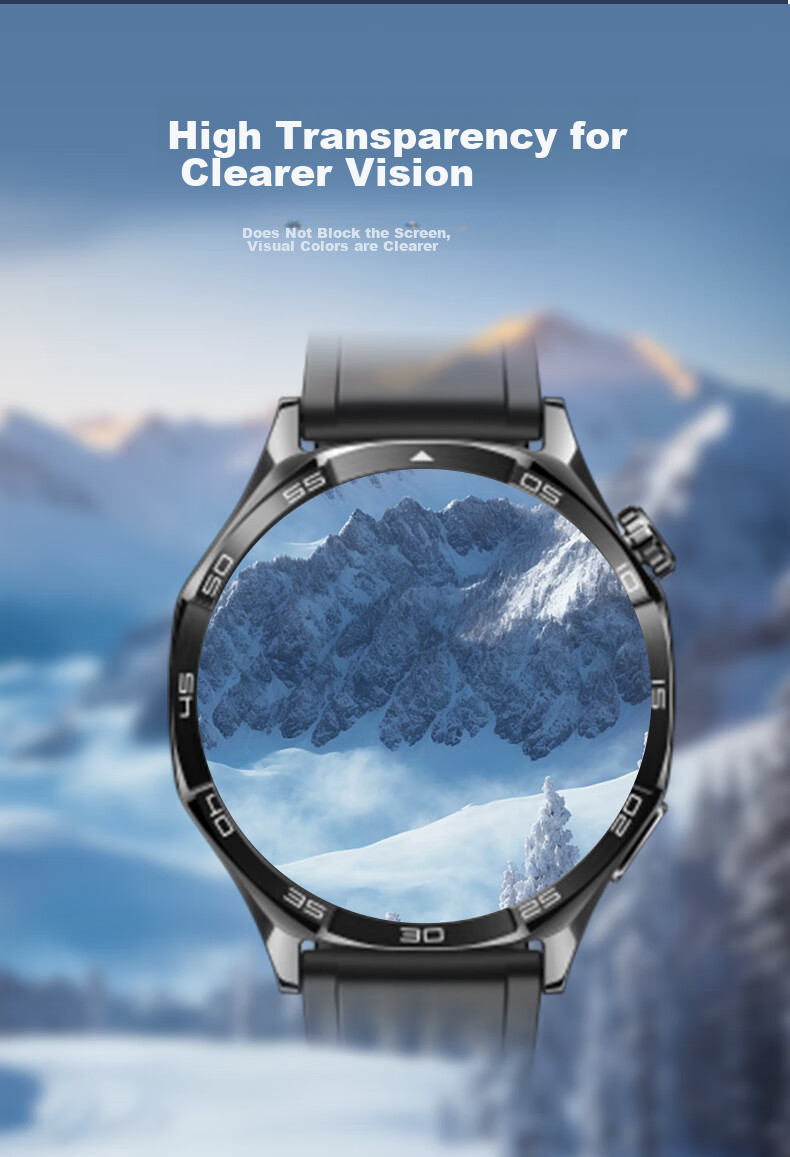 Защитная пленка Smorss для Huawei Watch GT6/GT5 46 мм, 2 шт.