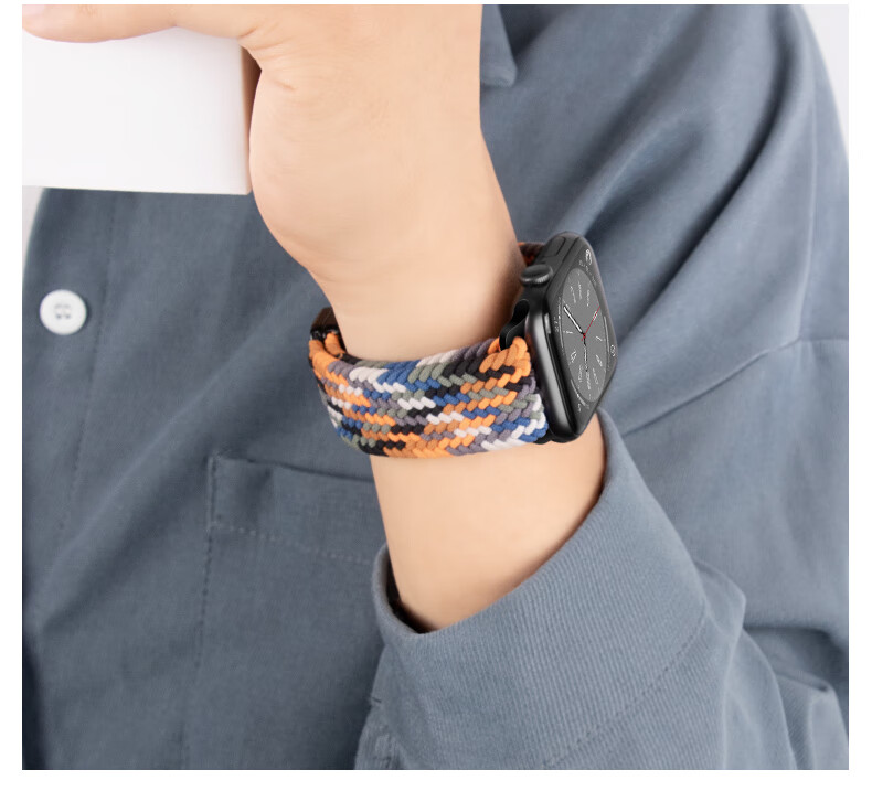 Ремешок BHO для Apple Watch Series 11/Ultra3/S10/SE3, плетеный нейлоновый ремешок с магнитной застежкой