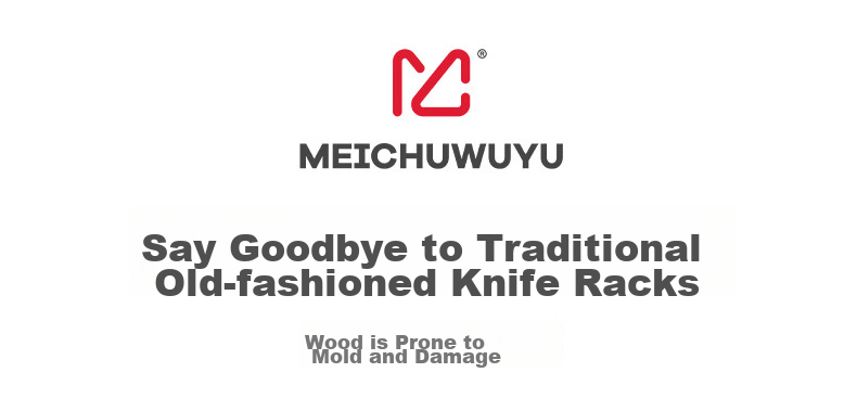 Держатель для ножей Meichuwuyu, кухонная стойка для хранения, настольный органайзер для ножей шеф-повара, контейнер для столовых приборов